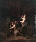 Cornelis Bega Tavern Scene painting